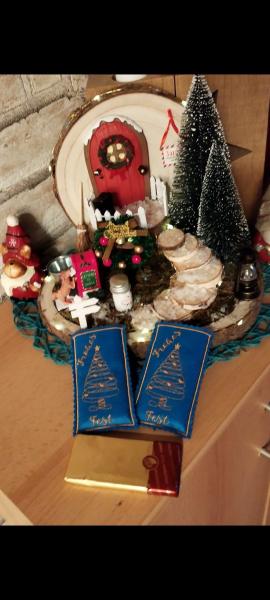 ITH - Stickdatei Schokoladenhülle Tannenbaum Spirale Merci Minitafeln